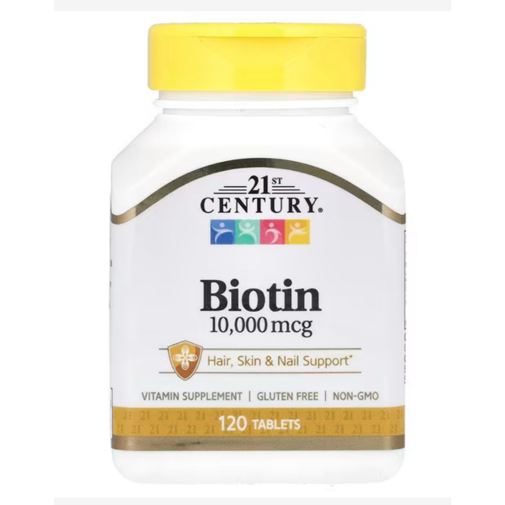21st CENTURY BIOTIN 10000 mcg 120 Tablets