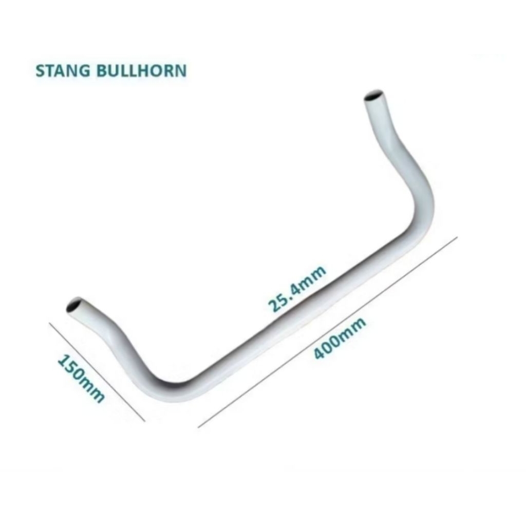 Termurah Stang Stir Fixie Bullhorn Alloy Sepeda Balap Road Bike Race Dropbar Tanduk Taiwan