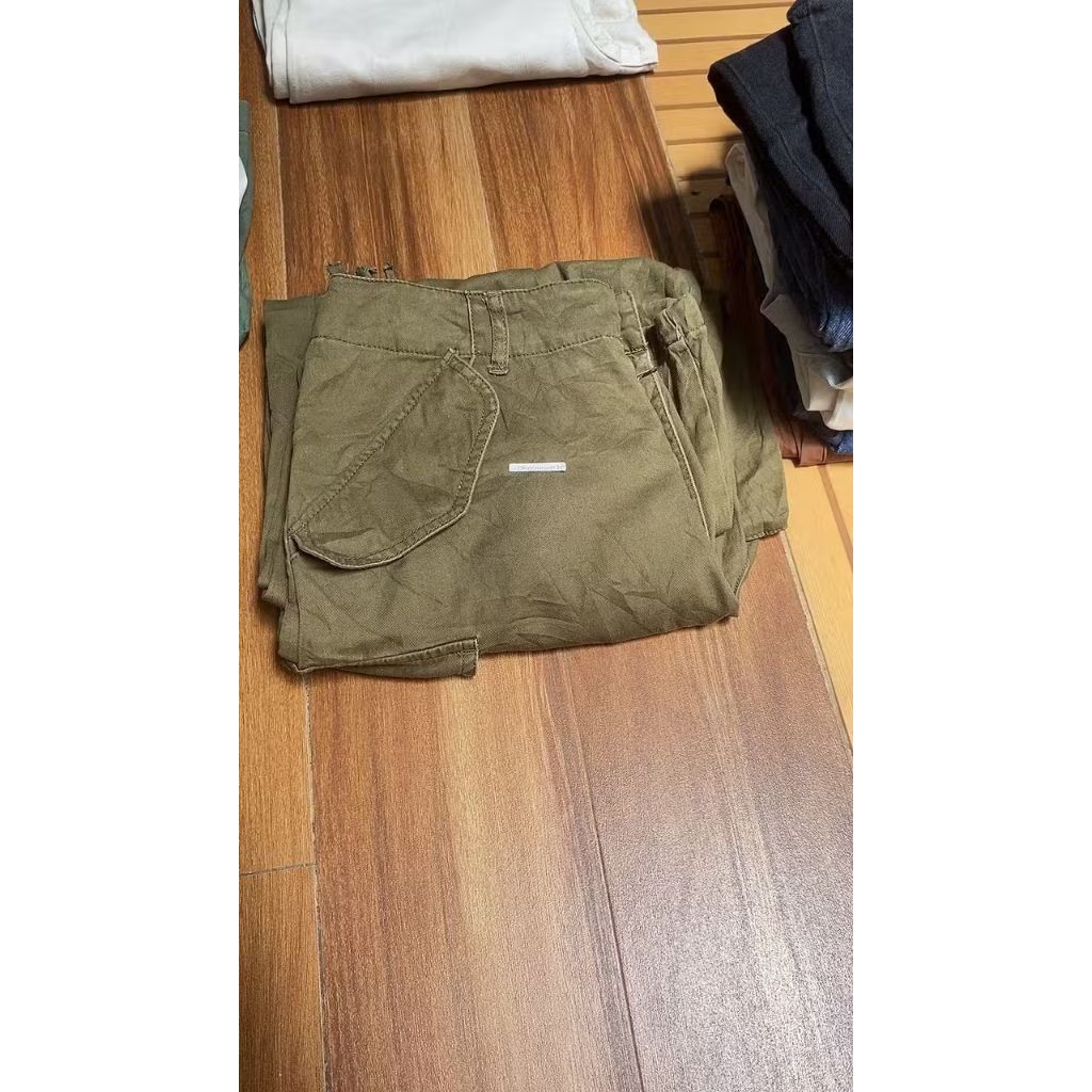 PL Celana cargo wanita warna army