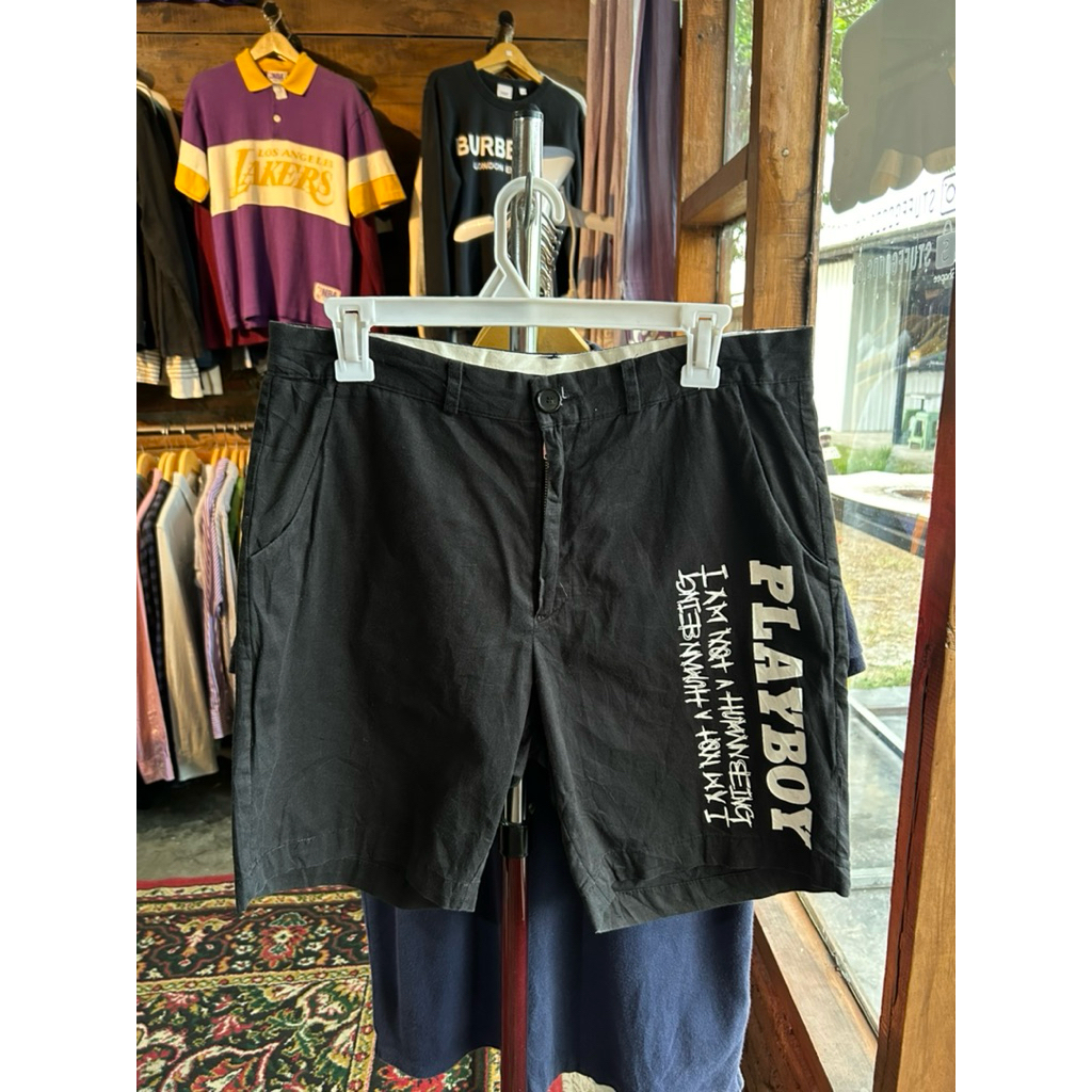 Celana Pendek Im Not Human Being X Paly Boy Second Original