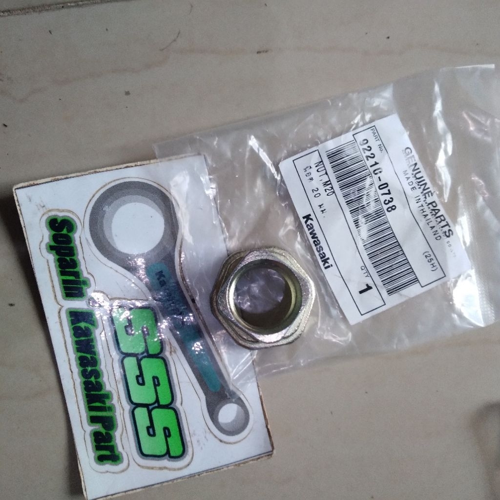 mur gear depan versys 650 dan er6 ninja 650  part original kawaaki original part