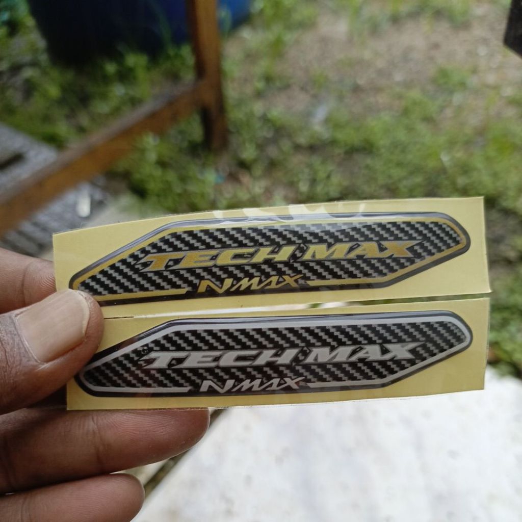 Sticker Timbul nmax Stiker Emblem 3D Tech Max