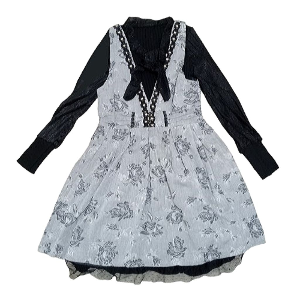 Axes Femme Grey Vintage Sailor Long Sleeves Set