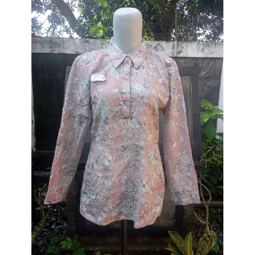 blouse katun bolong Atasan wanita