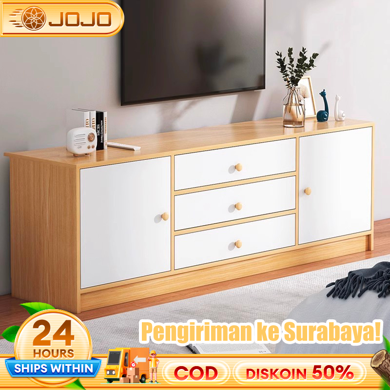 120/140cm Meja TV kayu Meja TV Minimalis Modern Lemari TV Minimalis Modern Rak TV Buffet TV