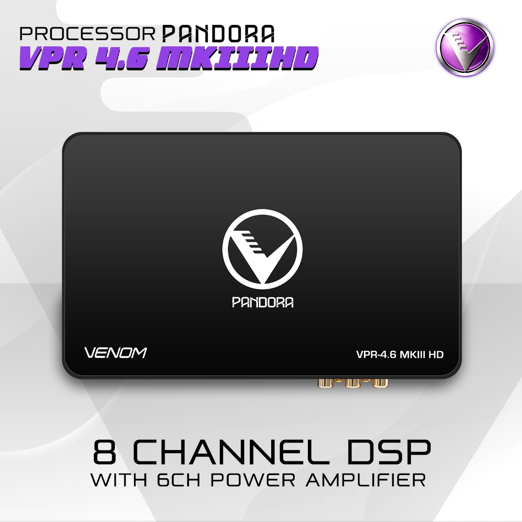 Processor - Venom Pandora VPR 4.6 MKIII HD 8 Channel DSP