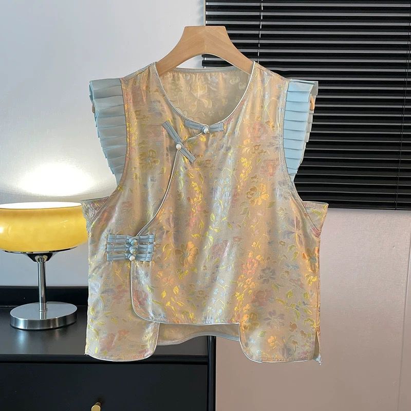 TOP 4906/4957 ATASAN QIPAO/ BLOUSE PASTEL QIBAO WANITA / ATASAN CNY CHEONGSAM WANITA