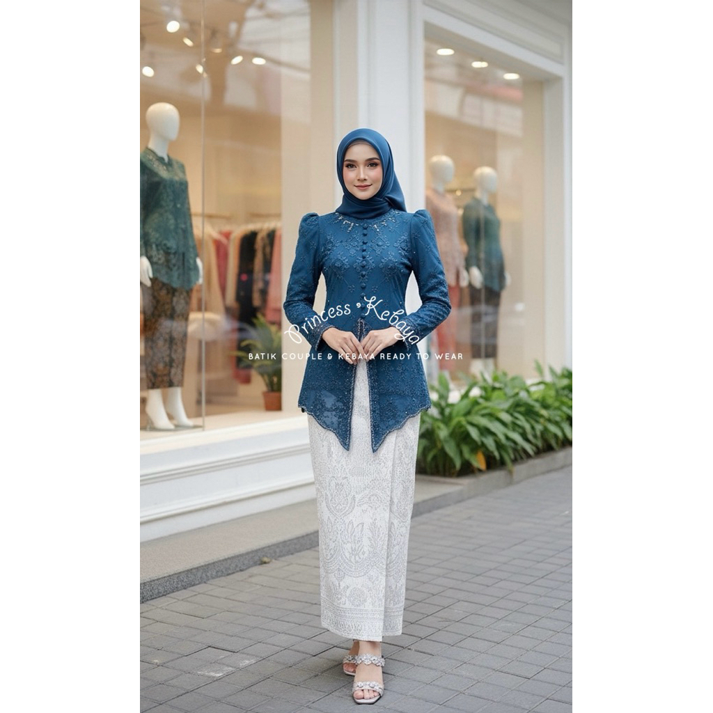 kebaya aqeela tile /kebaya mewah