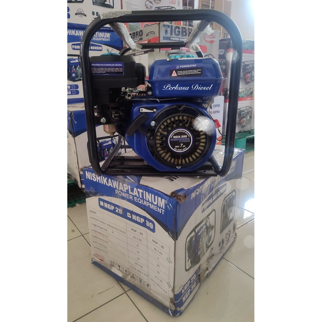 Gasoline Engine Waterpump Nishikawa / Pompa Air Irigasi NGP3 (6,5Pk)