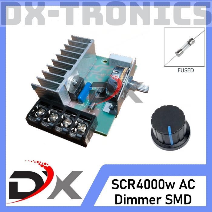 [HARGA SATUAN] Dimmer SCR 4000W 220V AC PWM Adjustable || Dimmer SCR 4000W AC PWM Regulator Universa