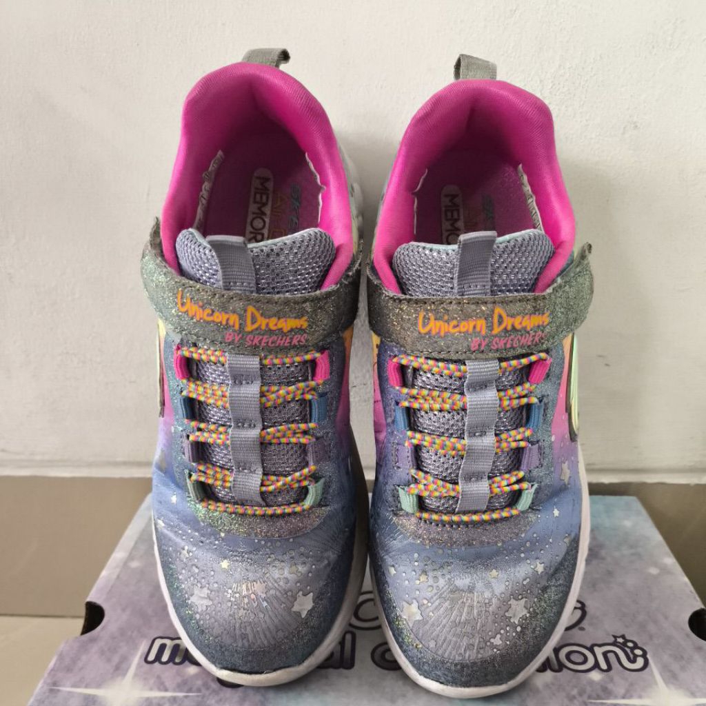 PRELOPE SEPATU ANAK UNICORN DREAMS BLUE "SKECHERS"