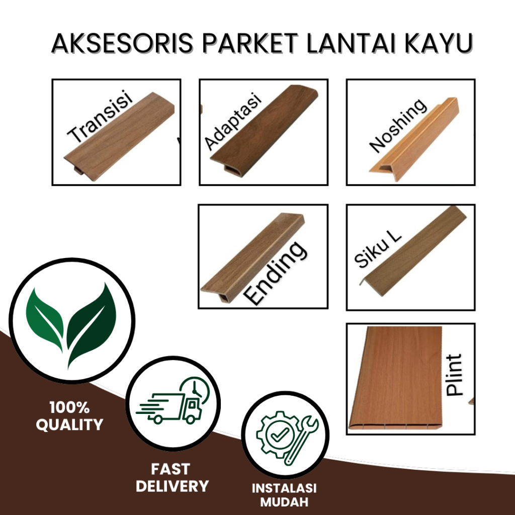 LIST PVC | PLINT LIST FLOORING | SKIRTING LIST LANTAI | LIST PINTU LANTAI VINYL SPC