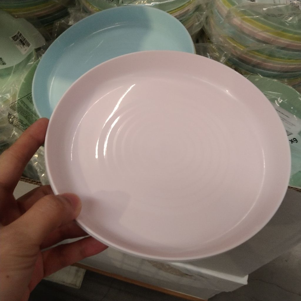 Piring makan plastik piring makan anak food grade 1pc