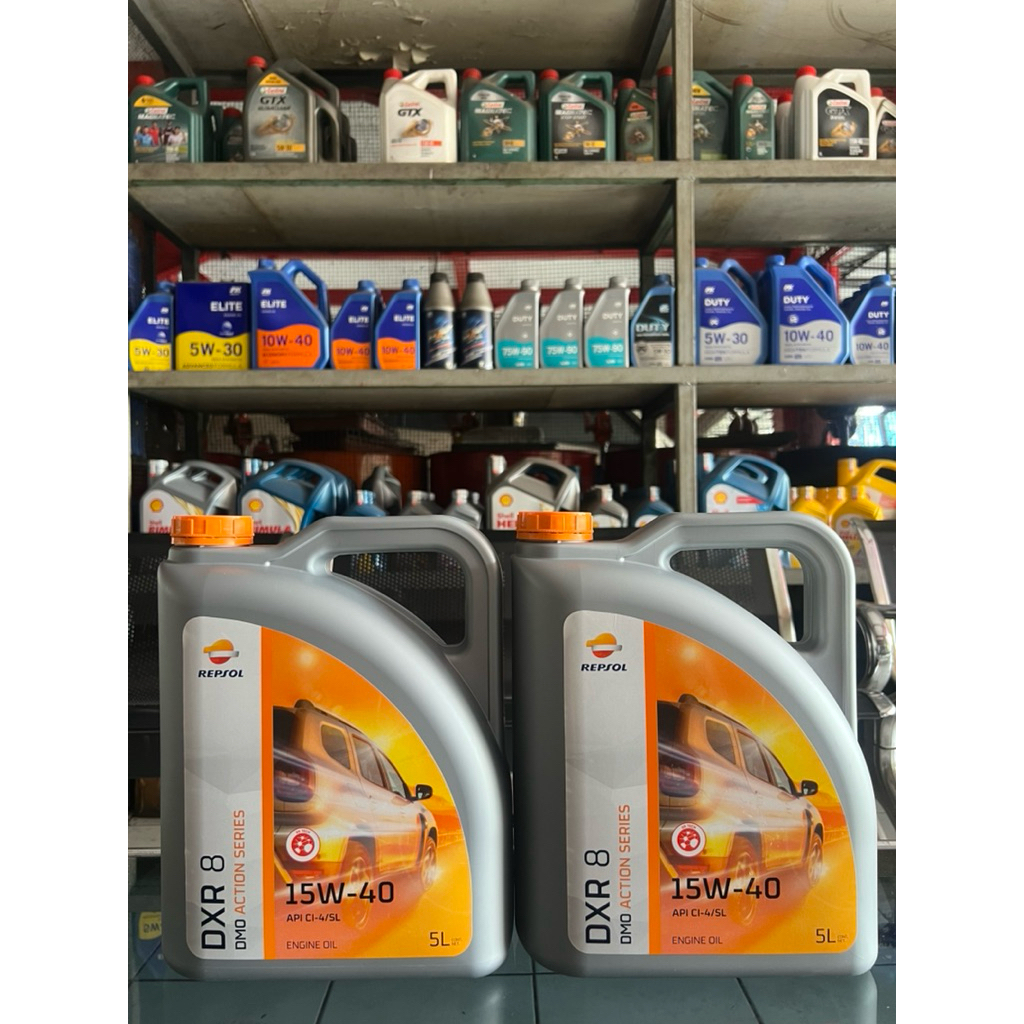 Oli Repsol DXR 8 Diesel SAE 15w-40 Kemasan 5Lt