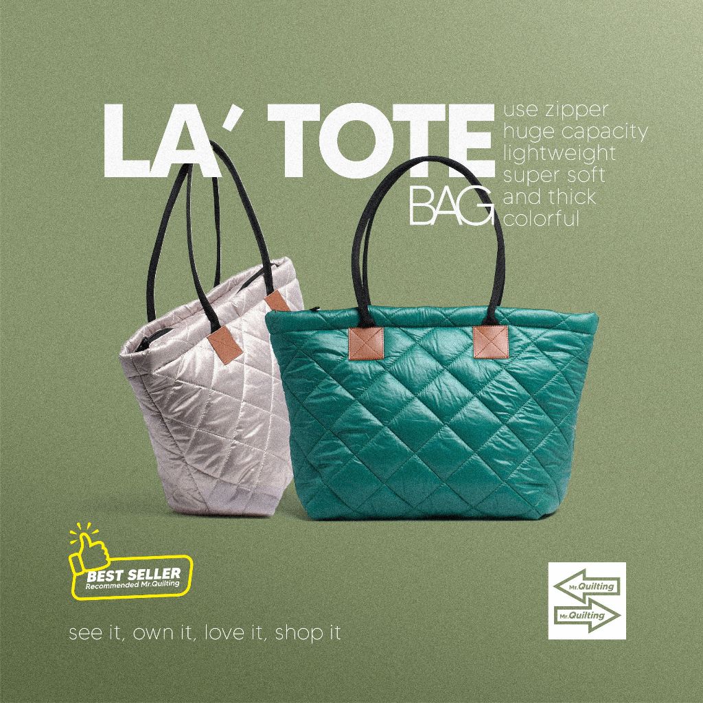 Mr.quilting La tote bag series