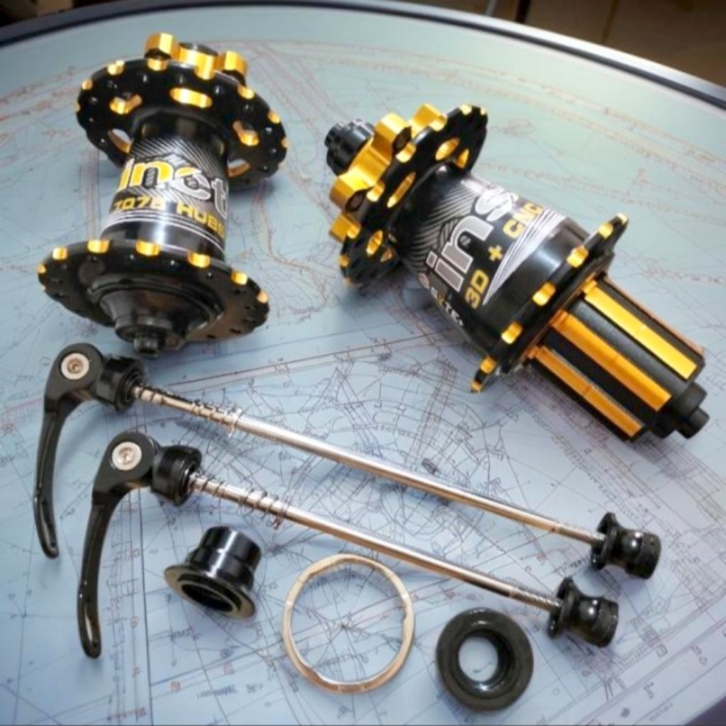 Hub freehub syte Instinct 32hole Tawon QR+TA Discbrake 6 baut sepeda MTB