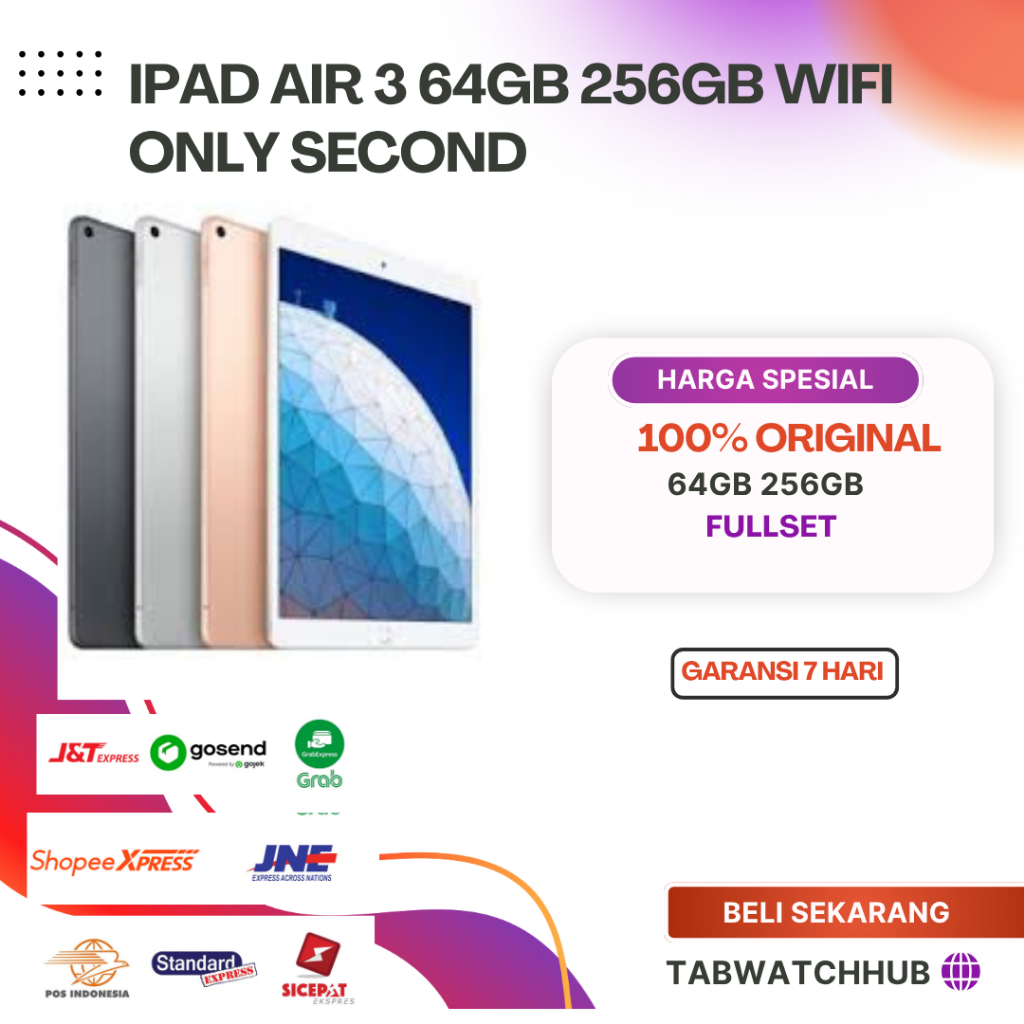 Ipad Air 3 64GB 256GB Wifi Only Second