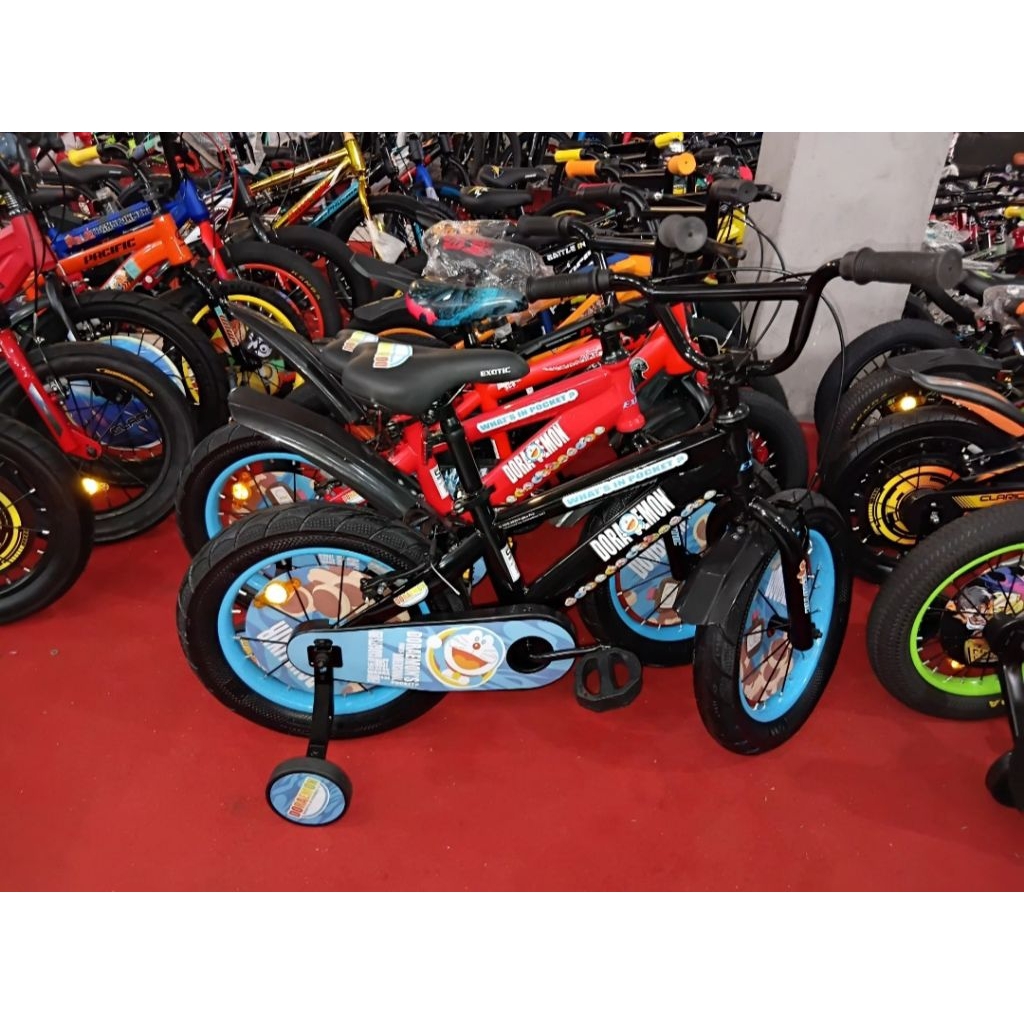 sepeda 16in bmx exotic doraemon ban besar 3.0