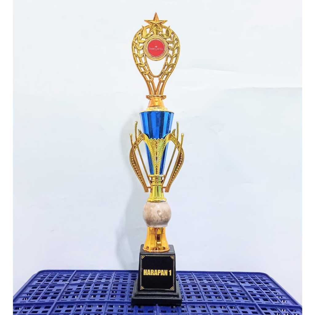 PIALA SATUAN MARMER BOLA OSLO BESAR | PIALA SATUAN MURAH TINGGI | PIALA TINGGI MODEL OSLO BESAR