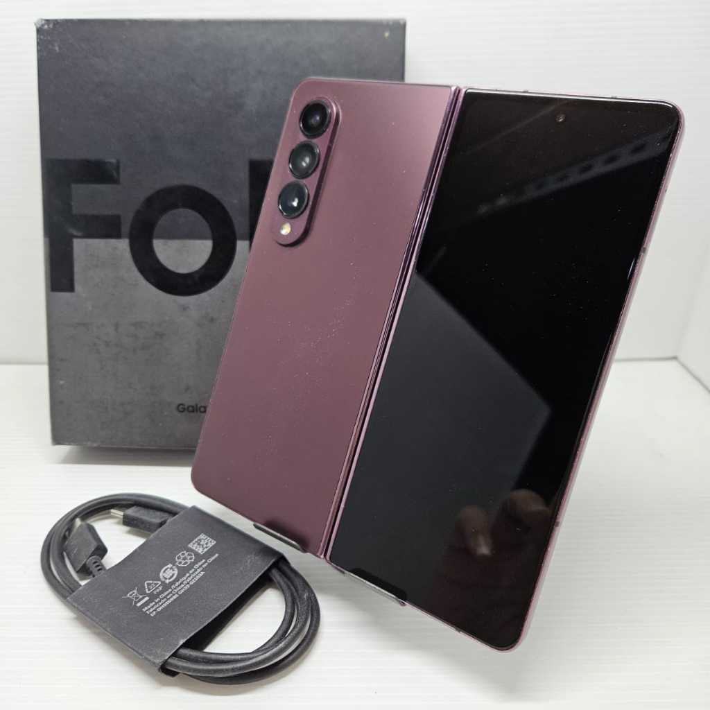 TERMURAH RARE COLOR  SAMSUNG GALAXY Z FOLD 4 5G 12/512 BURGUNDY
