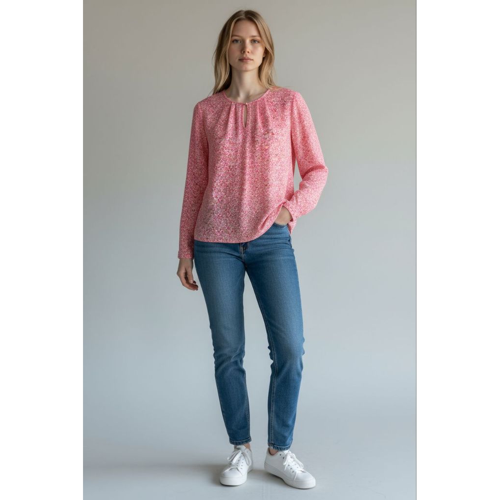 BlousewanitalenganpanjangTomTailor