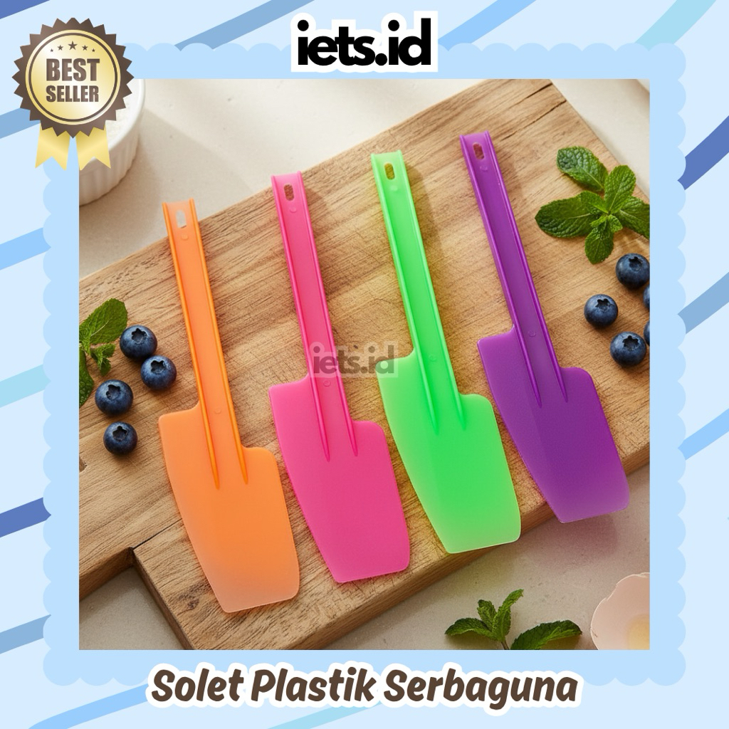 (IT)TEBAL Solet Spatula Plastik Besar Solet Serbaguna Solet / Sepet Memasak