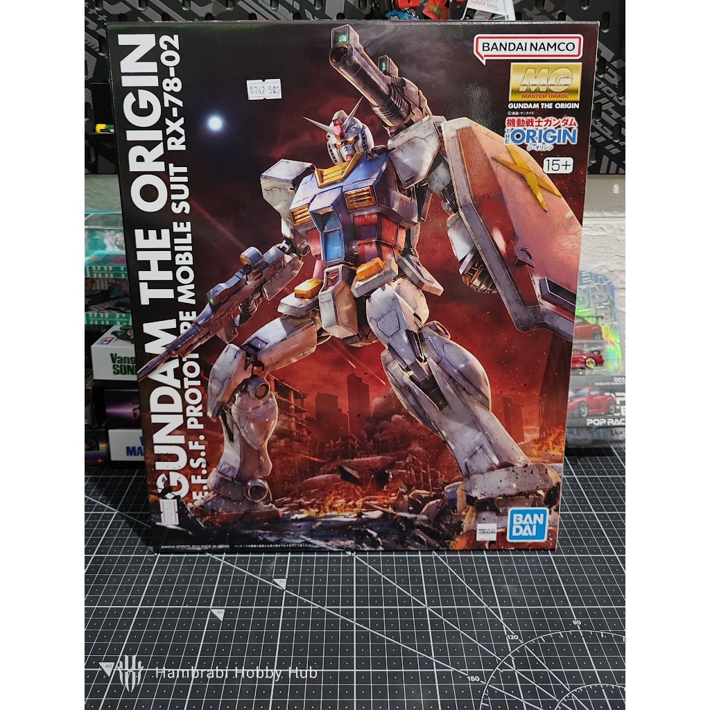 BANDAI MG RX-78-2 GUNDAM THE ORIGIN