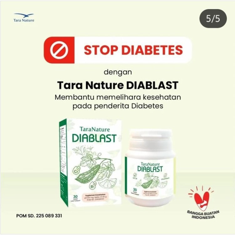 Tara Nature Diablast Herbal Suplemen Diabetes