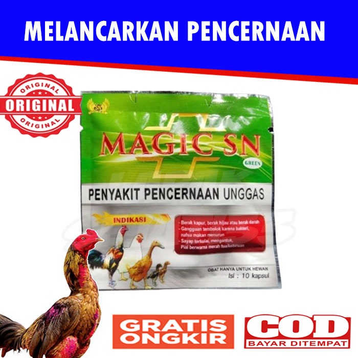 Magic SN Hijau Obat Penceraan Ayam