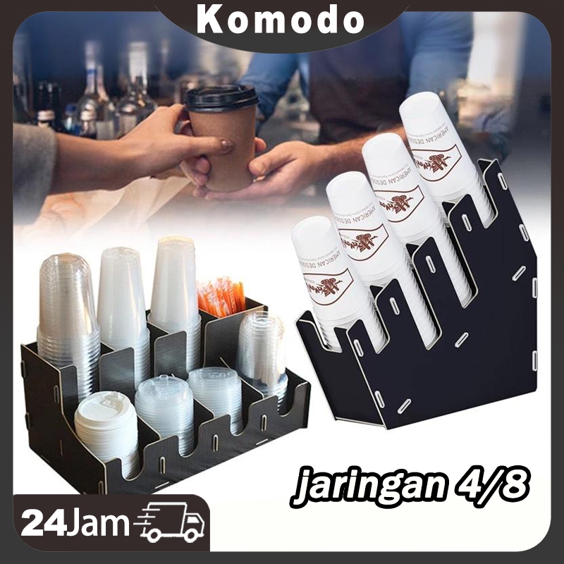 Paper Cup Holder Rack / Coffee Cup Holder / Rak Organizer Gelas Kertas