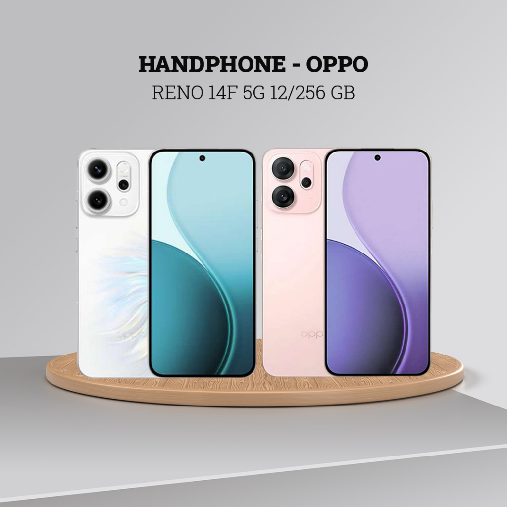 Handphone Oppo Reno 14F 5G kapasitas ram 12 gb internal 256 gb