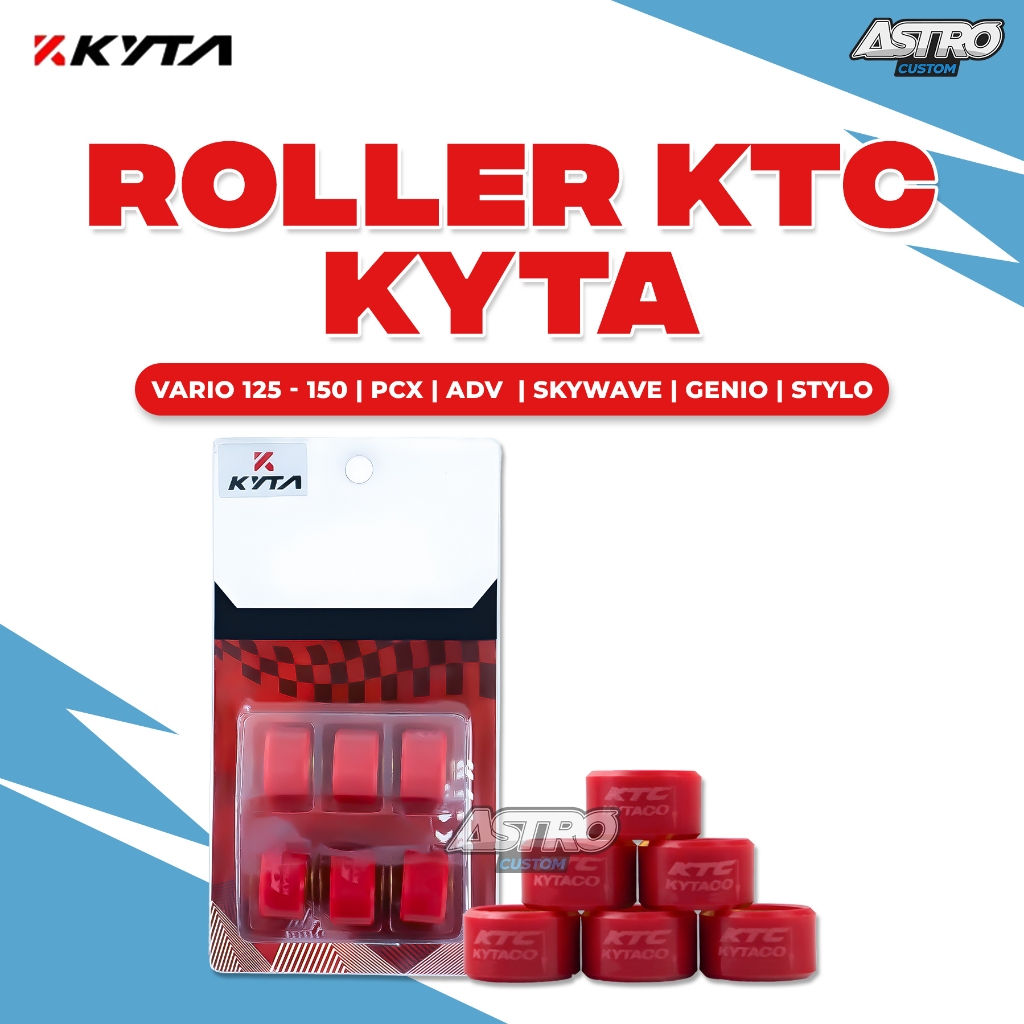 Roller KTC KYTA Vario 125 Vario 150 PCX ADV 150 160 Skywave Kytaco Racing Pulley Rumah Roller CVT