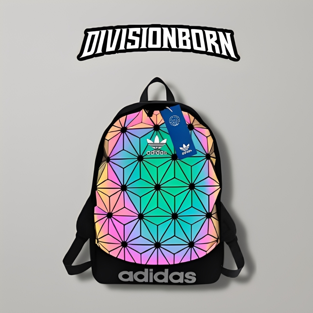 ORI 100%❣️ - Tas ADS Issey Miyake Old Pattern Reflective - Bagpack - Tas Sekolah - Tas Kuliah - Tas 