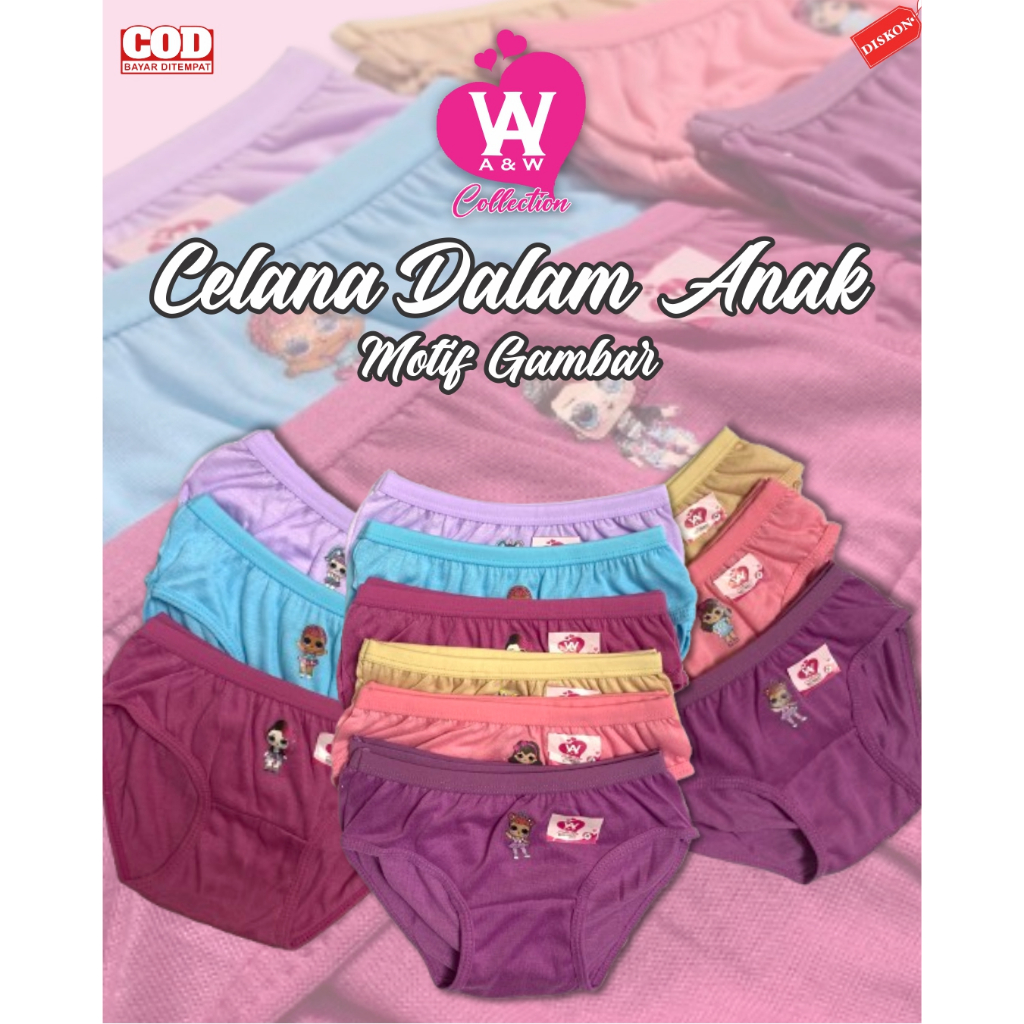 celana dalam wanita//celana dalam anak perempuan//AW COLLECTION