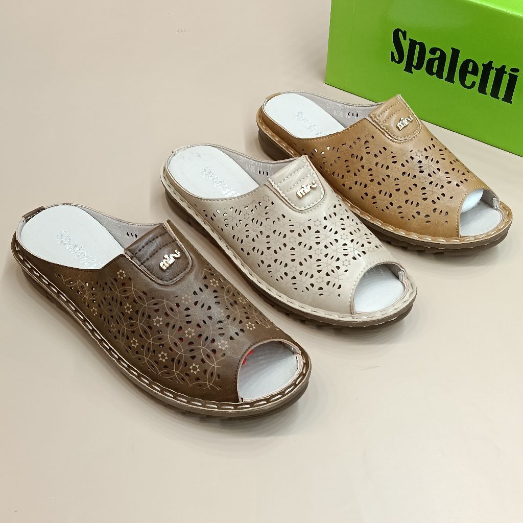 #Real Baru# Spaletti Sandal Wanita  Slop  Original Import
