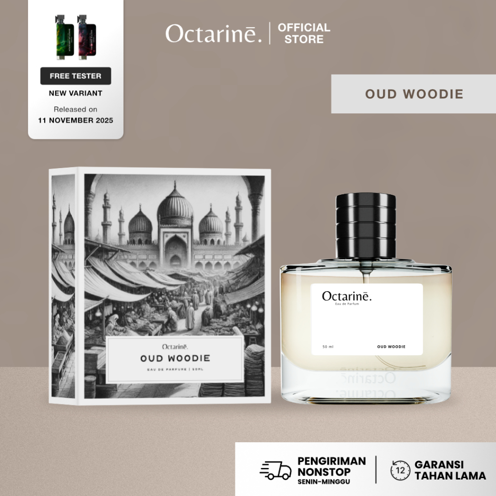 Octarine - Oud Woodie Parfum Pria Aroma Warm Spicy Woody