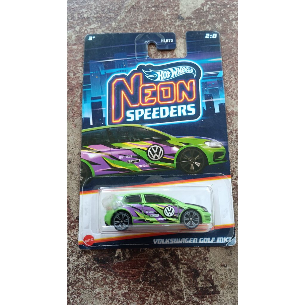 Hotwheels VW Golf MK7 Neon Speeders