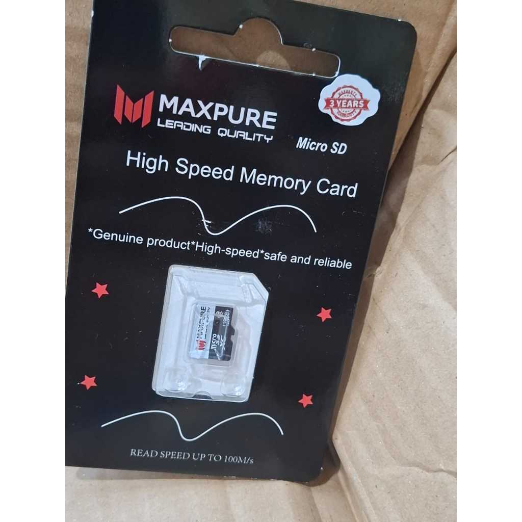 MMC MICRO SD MAXPURE 64GB 128GB ORIGINAL BISA UNTUK IPCAM