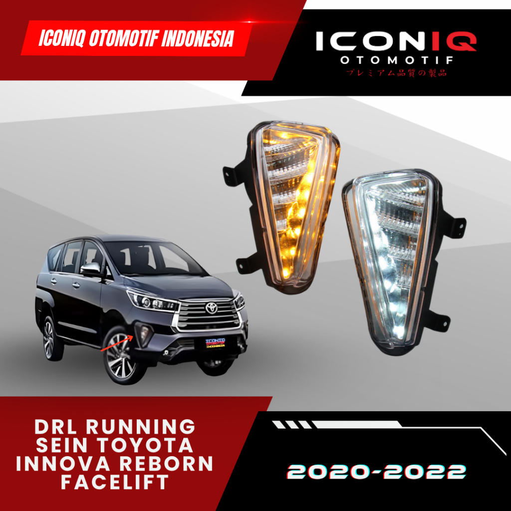 DRL RUNNING SEIN TOYOTA INNOVA REBORN FACELIFT