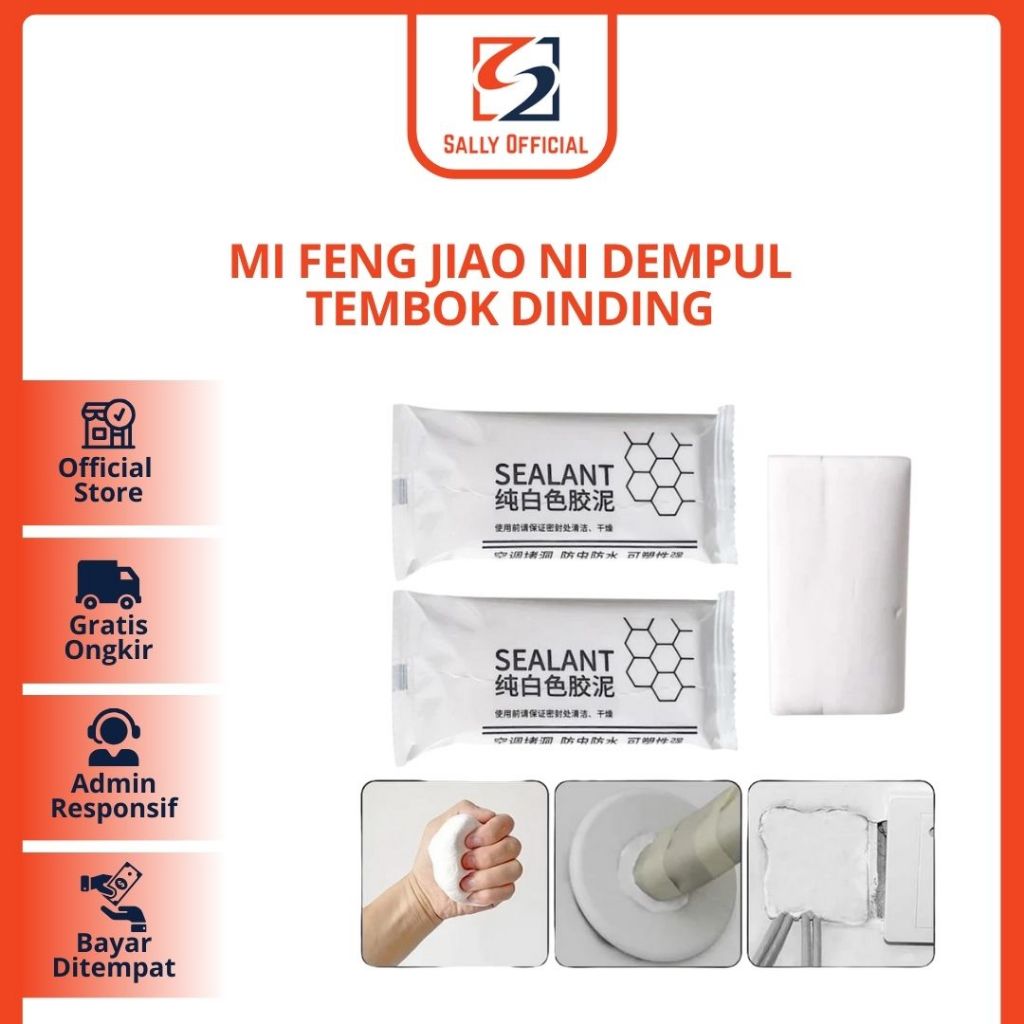 MI FENG JIAO NI Dempul Penambal Lubang Retak Serbaguna Murah