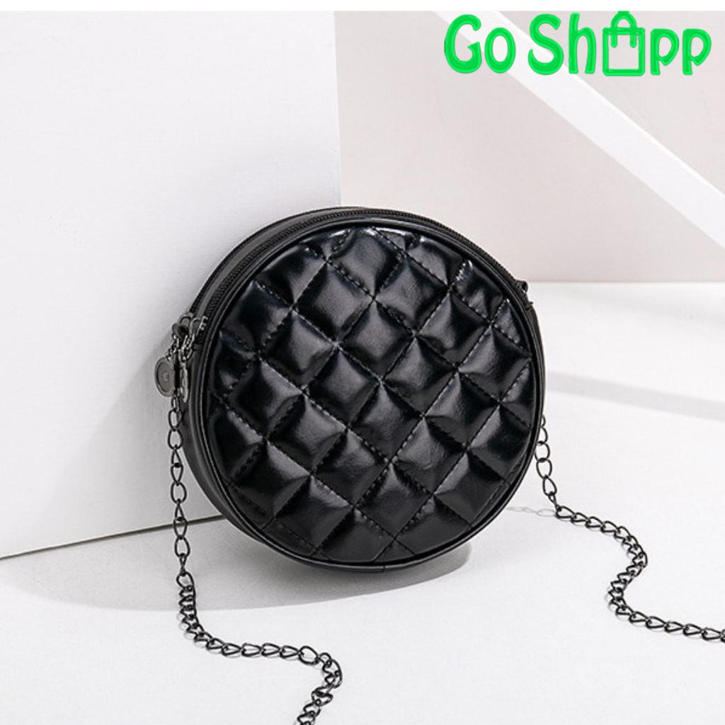 Tas Selempang Bulat CG 2 Sleting - Tas Wanita Import - Tas Wanita Fashion Korea Import Murah [TB04]
