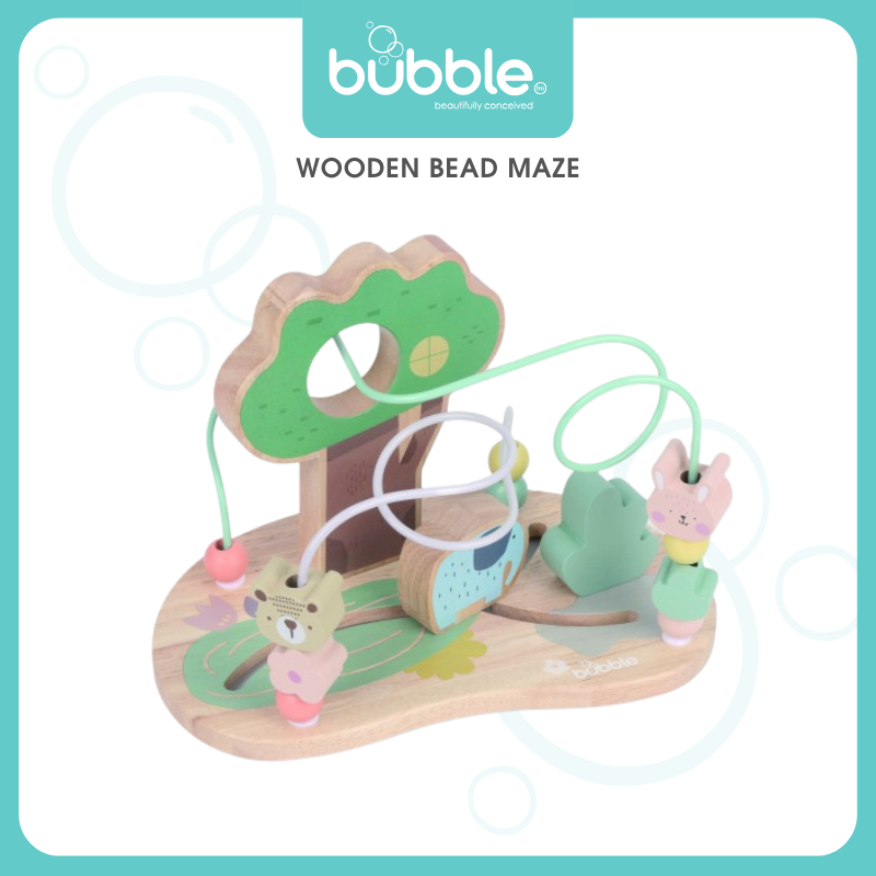 Bubble  Wooden Bead Maze