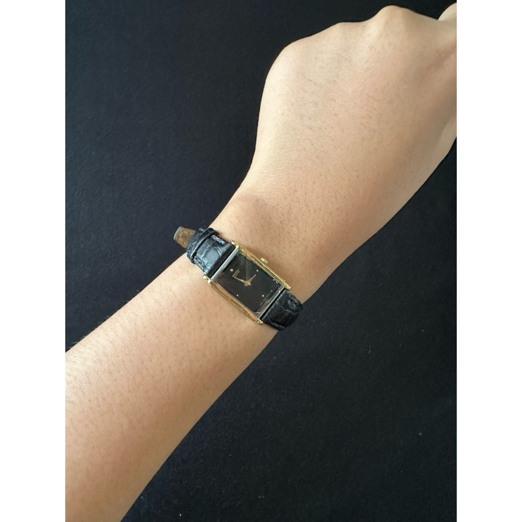 Seiko Black Tank Watch