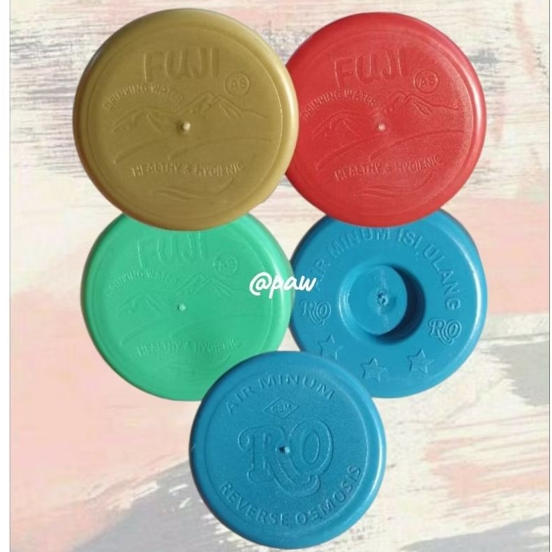 Tutup Galon Air Isi Ulang RO 1 Bal= +- 1000pcs/ Tutup Galon Air Isi Ulang Fuji/ Tutup Galon Warna/ T