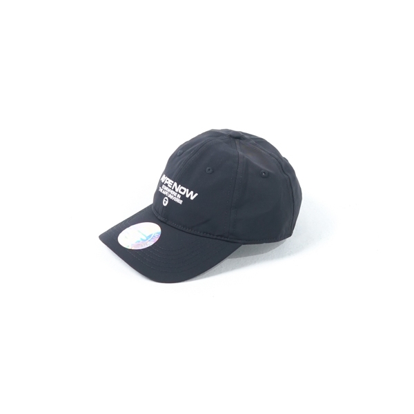 Topi AAPE NOW TEXT WHITE BLACK CAP 100% ORIGINAL - OS ADJST