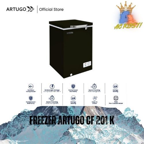 ARTUGO Chest Freezer 210L | CF 201 K / CF 201K / CF201K