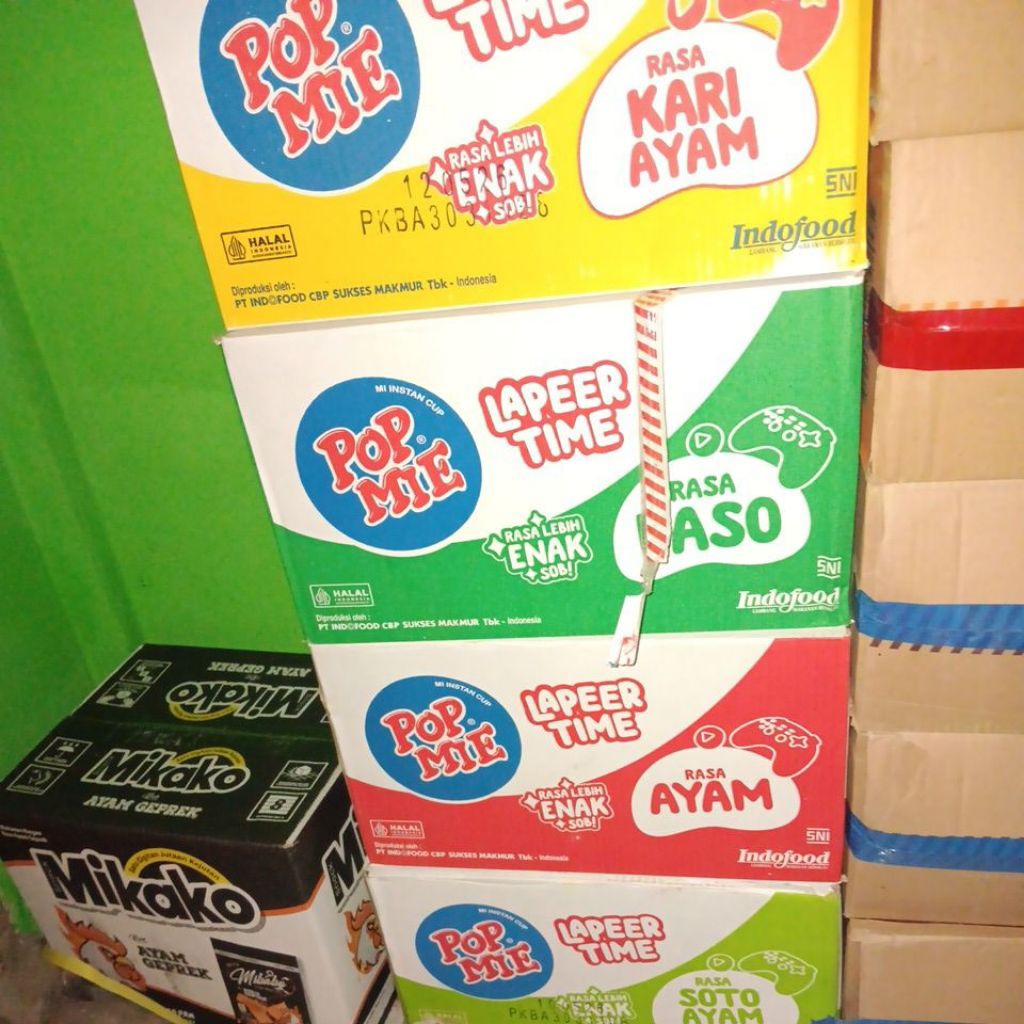 POP MIE 1 DUS VARIAN RASA isi 24pcs