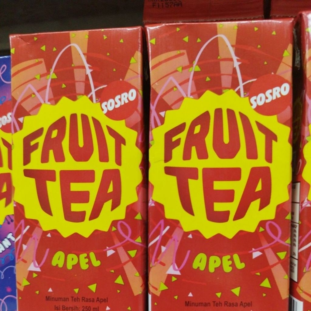 Minuman Teh Fruit Tea Rasa Apel Kemasan 3PCS