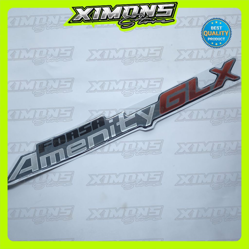 emblem timbul suzuki amenity / emblem bagasi suzuki amenity