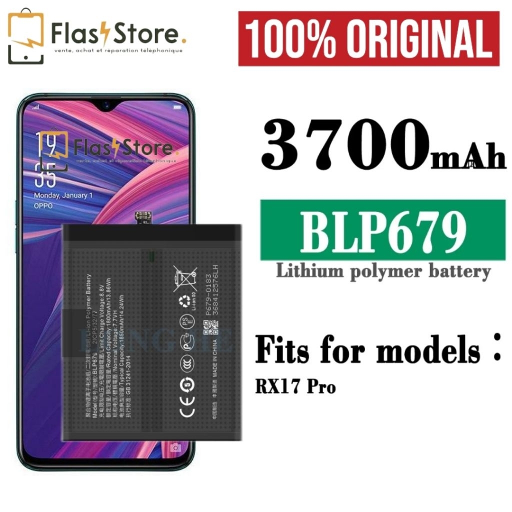 BATERAI BATRE BATTERY OPPO R17 PRO BLP679 BLP 679 ORIGINAL
